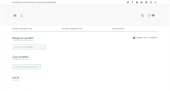 Desktop Screenshot of bimbiallamoda.com